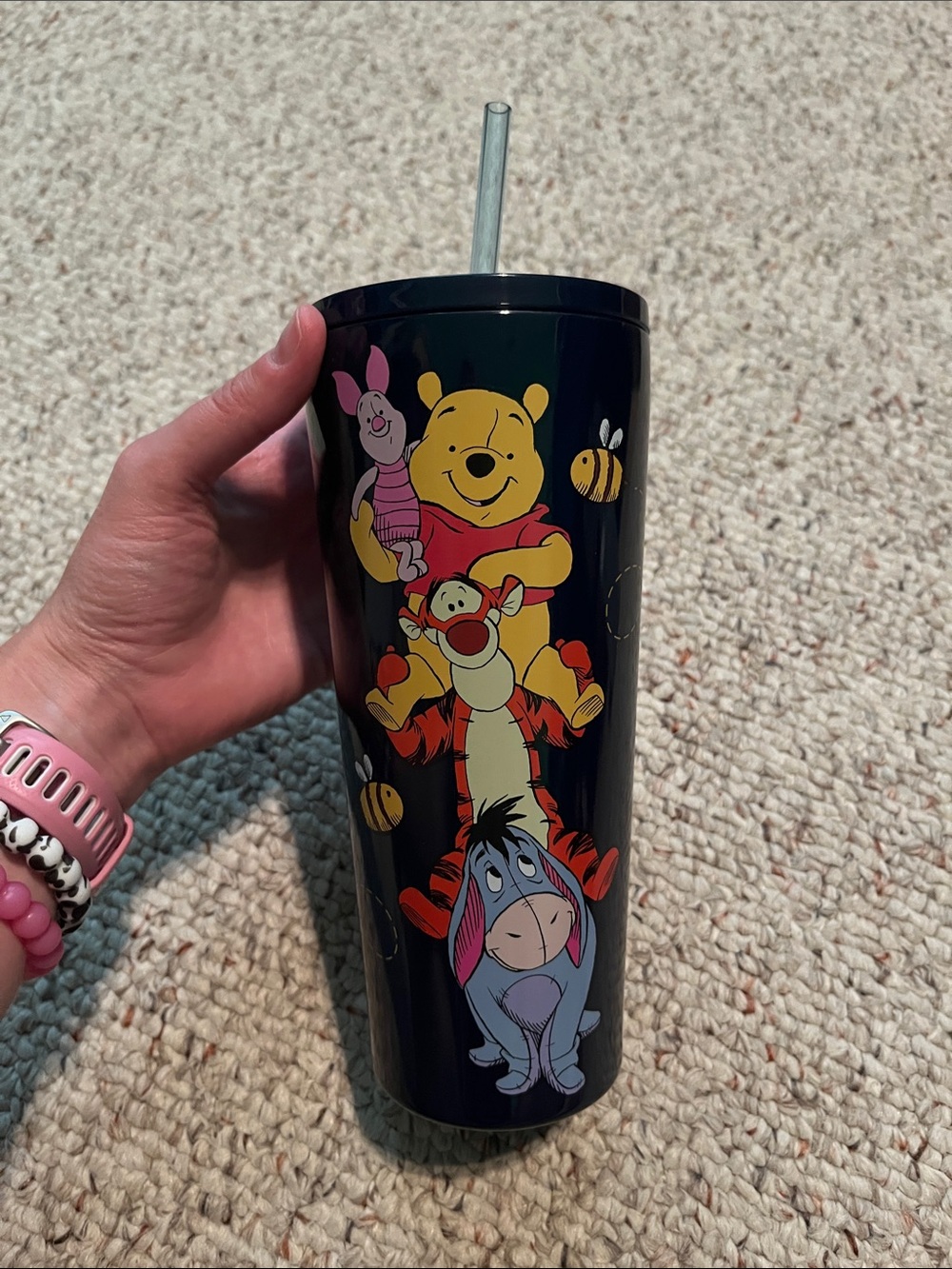 NWT Disney Winnie the Pooh Stainless Steel Tumbler